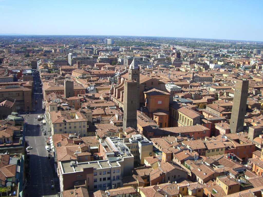 Bologna 塔から見たボローニャの街