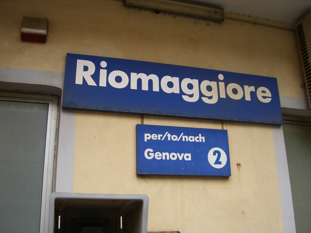 CinqueTerre Riomaggiore 駅