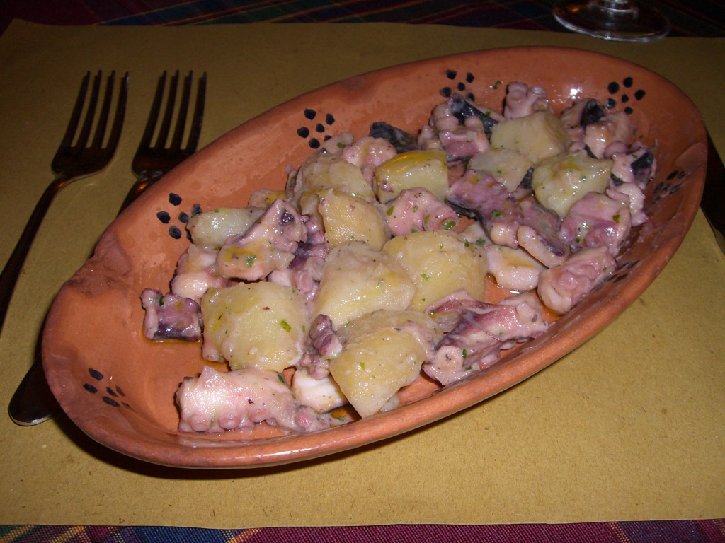 LaSpezia Osteria Duccio タコとポテトのサラダ