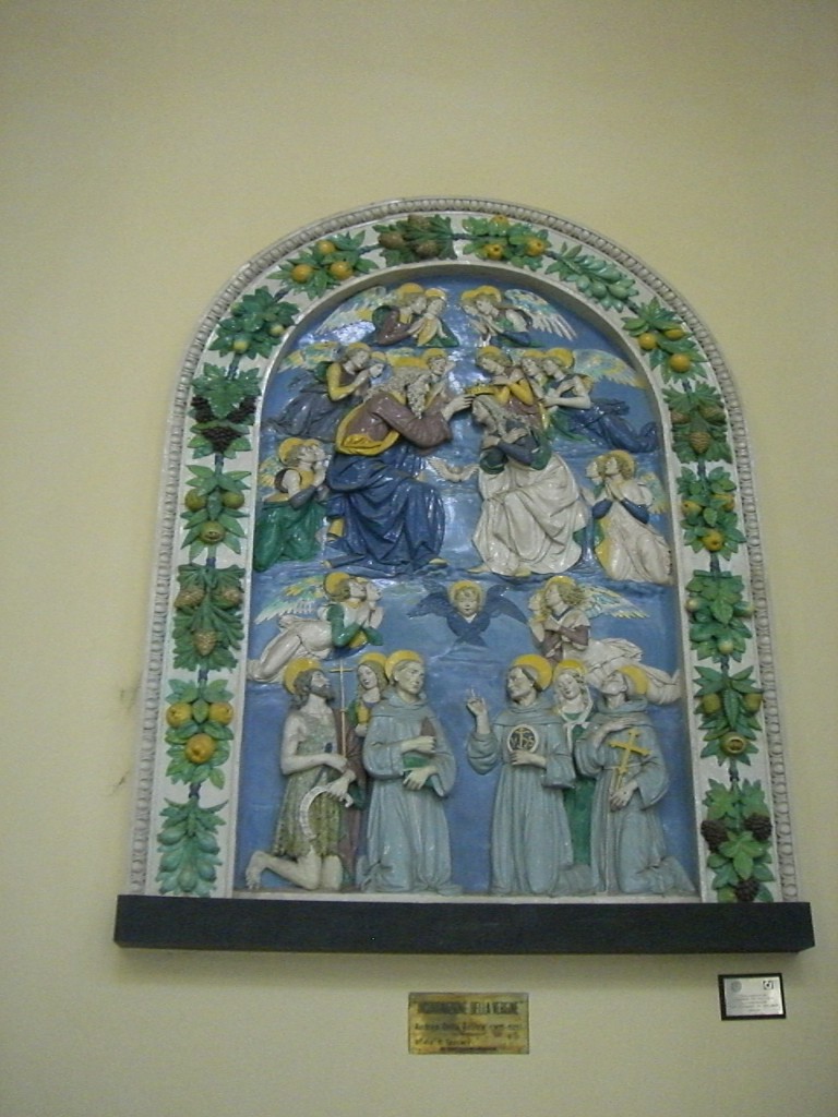 LaSpezia サンタ･マリア･アッスンタ教会 ロッビア作「聖母戴冠」
