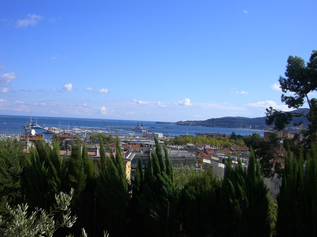 LaSpezia サン・ジョルジョ城からの良い眺め