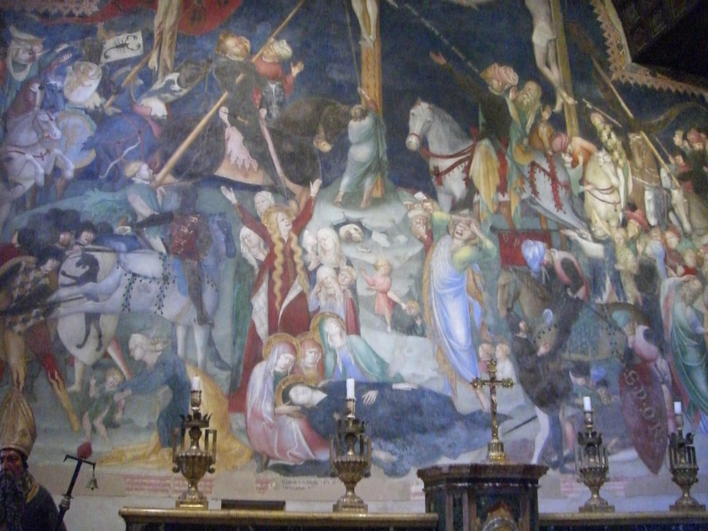 Urbino サン・ジョヴァンニ教会礼拝堂フレスコ画①