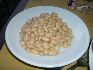 Firenze Ristorante LeColonnie コントルノの白いんげん豆