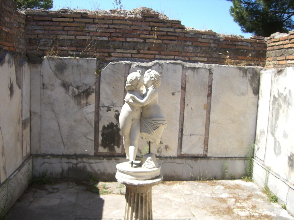 Roma OstiaAntica キューピッドとプシケの家 キューピッド像