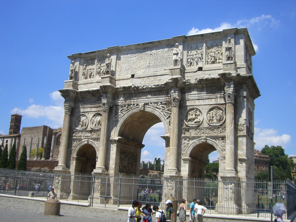 Roma コンスタンティヌスの凱旋門